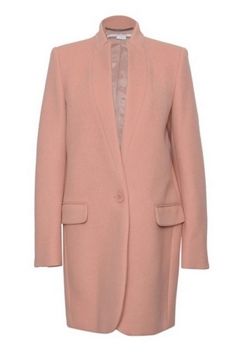Stella McCartney pink Stella McCartney Cropped Coat in Pink 55A5CAA150E674GS_1