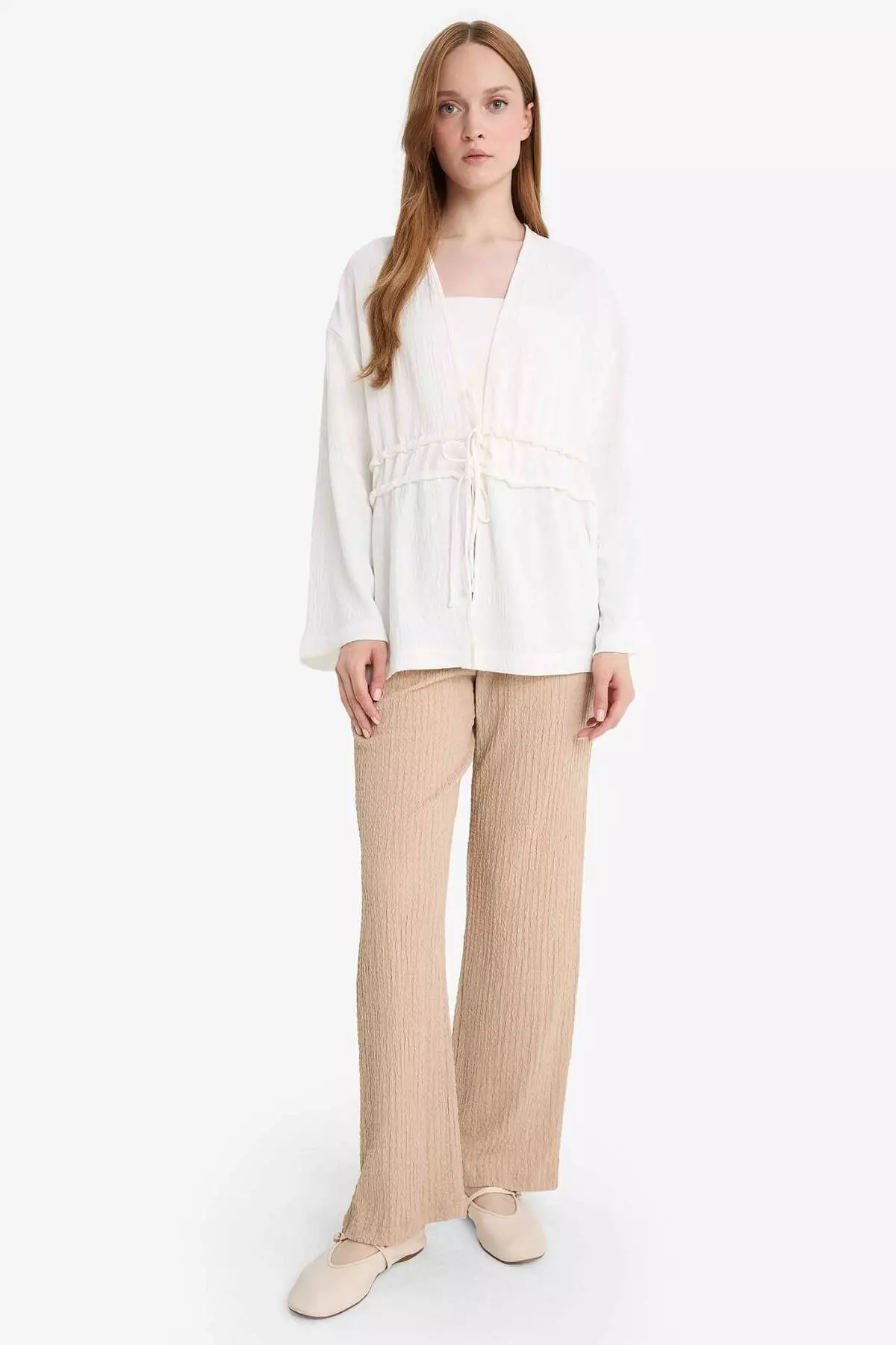 Relax Fit Wrap Trousers E3436Ax25Sm