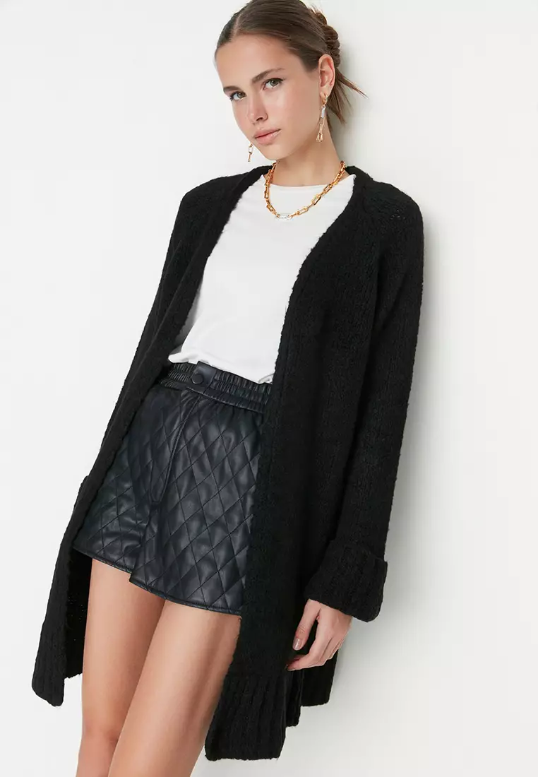 Trendyol Black Cardigan 2024, Buy Trendyol Online