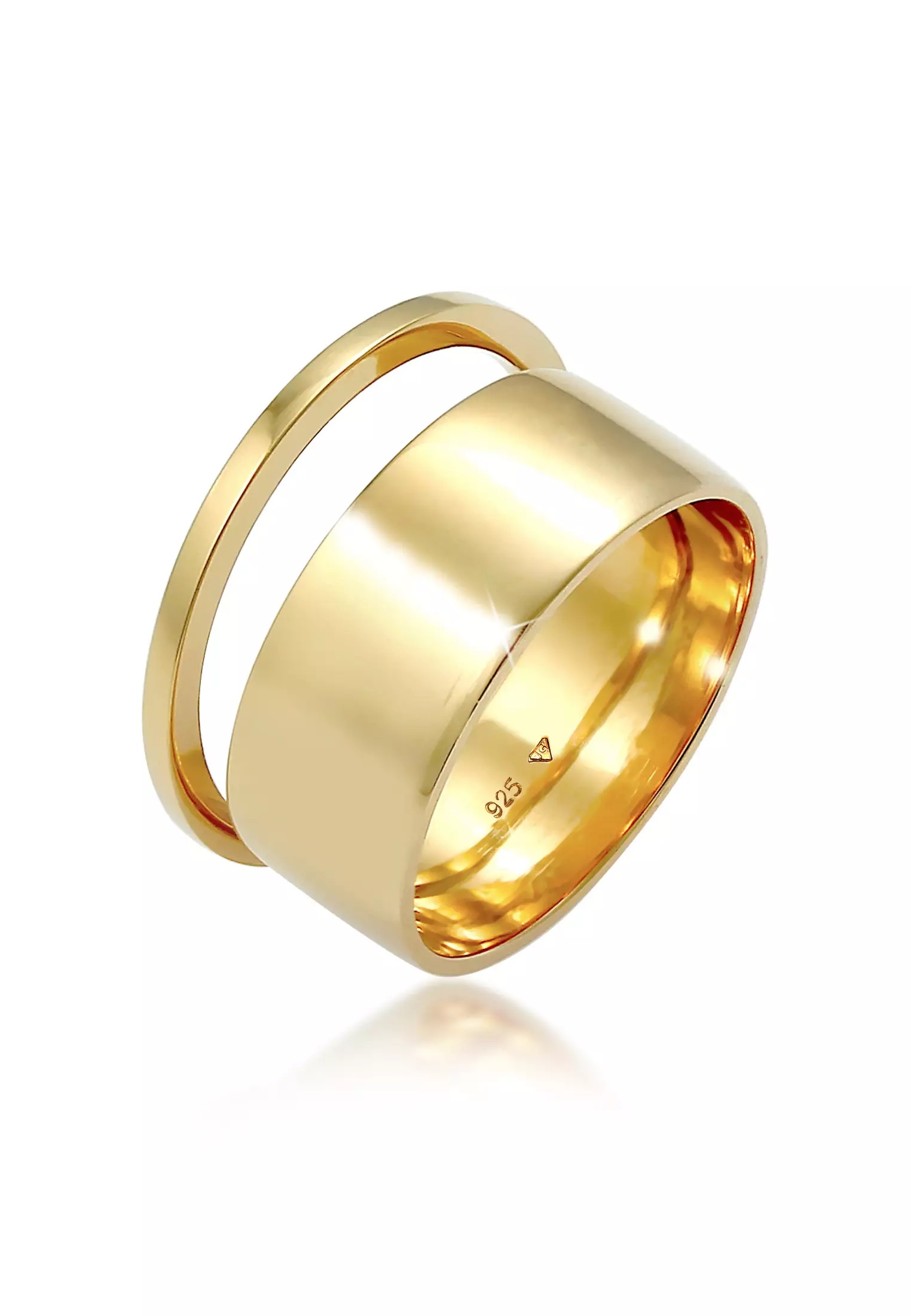 Gold band rings for on sale ladies