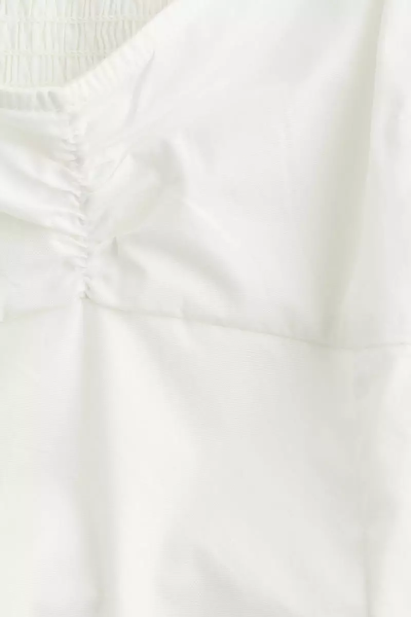 Gathered strappy top