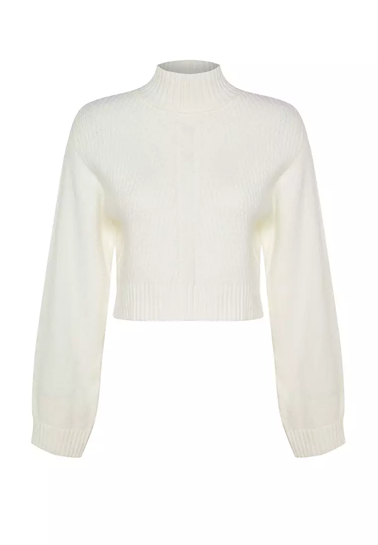 Buy Trendyol Crop Knitwear Sweater 2024 Online ZALORA Singapore