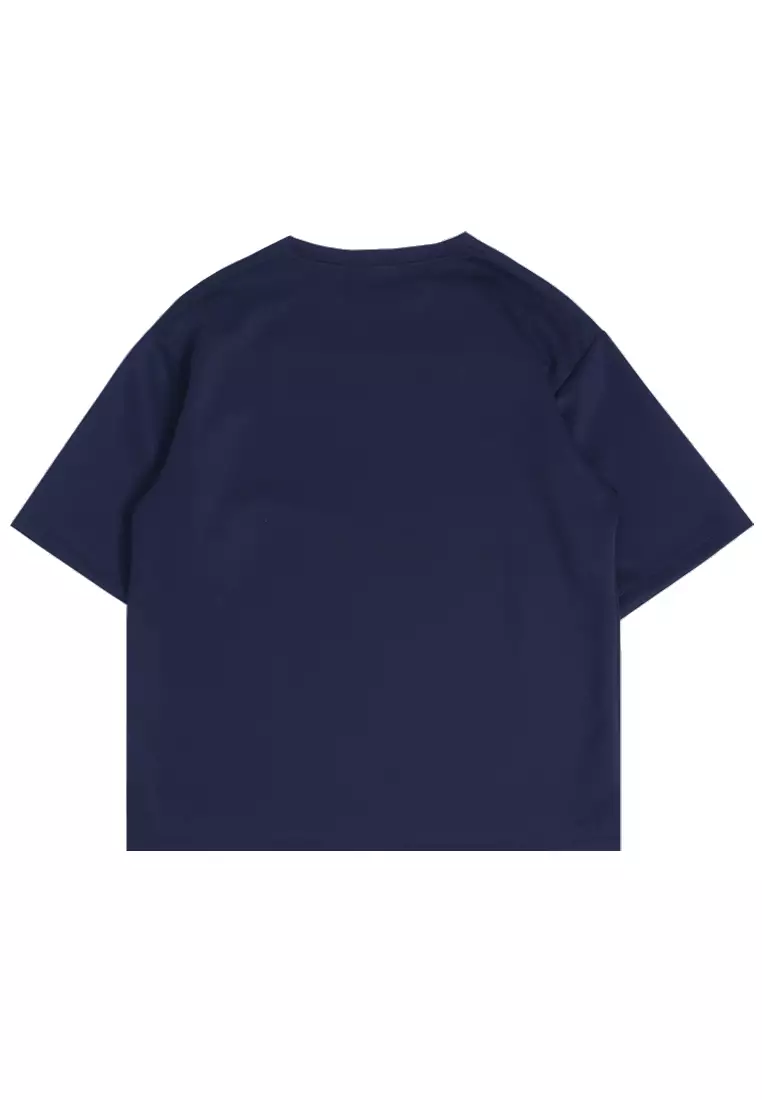 MTU19 kaos couple pasangan oversize bahan tebal scubalux "he's mine" navy