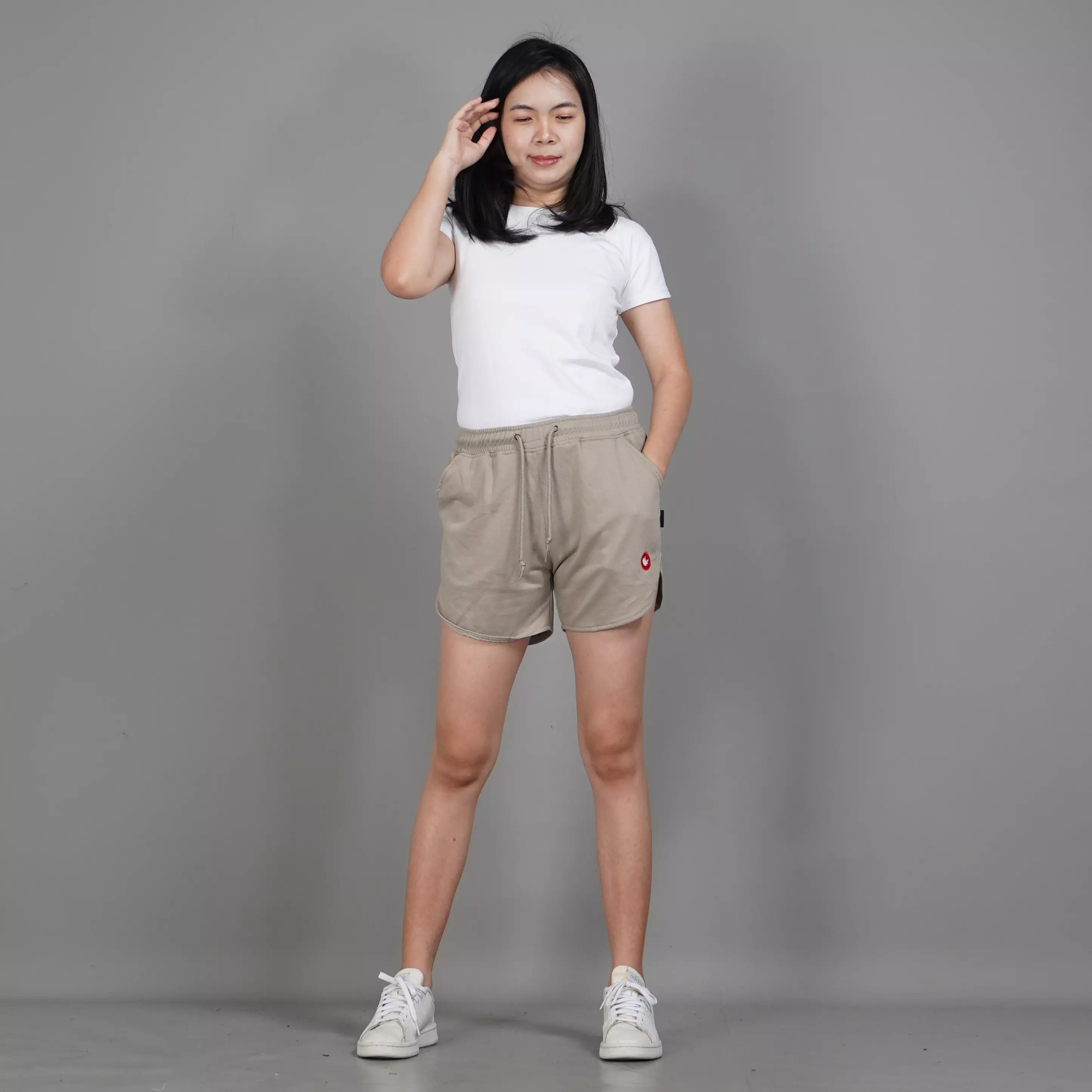  MINI Celana Pendek Wanita Celana Olahraga Wanita - Krem