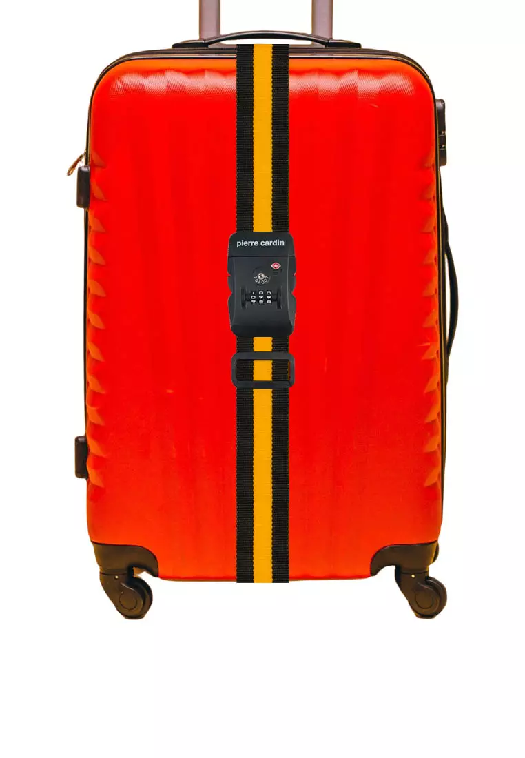 Pierre Cardin Strap Koper Travel Strap to Secure Luggage Tali Pengaman Sabuk Koper TSA