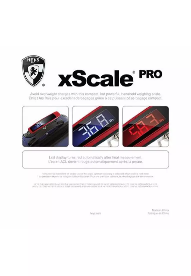 Buy Heys Philippines xScale® PRO ll Red 2026 Online | ZALORA Philippines