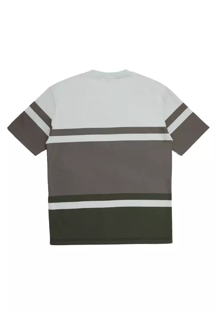 POLICE T-Shirt Salur Bordir Cotton Premium Tebal Pria 53019