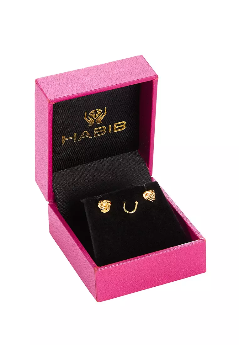 HABIB 916 Yellow Gold Earrings E0ABW1121