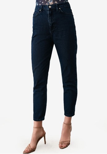 Jual Trendyol High Waist Mom Jeans Original Zalora Indonesia