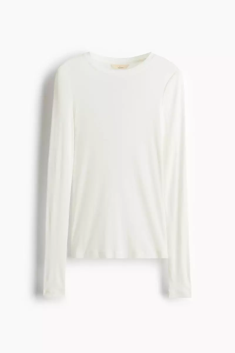 Pima cotton jersey top