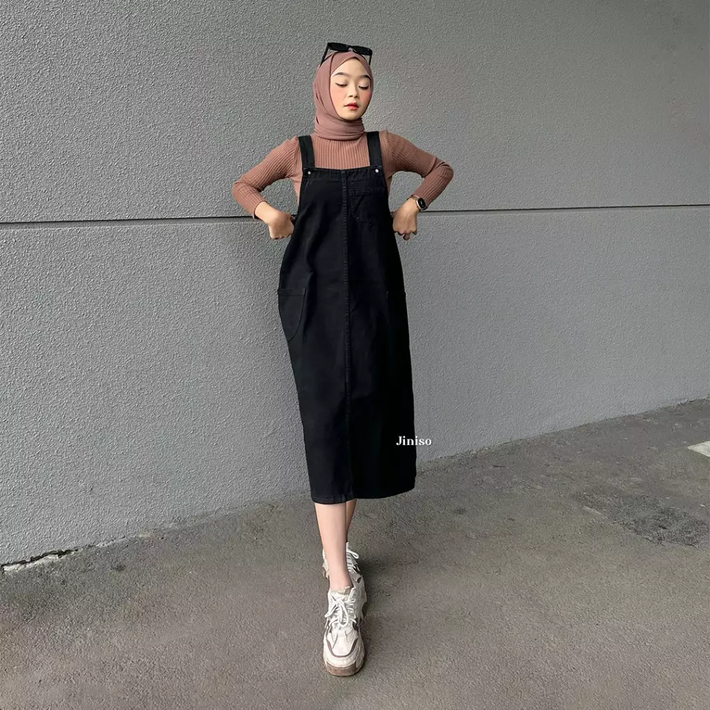 Jumpsuit 002 Overall Jeans Rok Panjang