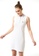 Jimmy Sanders white Jimmy Sanders Women's Inspired Sleeveless Cropped Polo Dress with Logo D6E17AAE799D20GS_4