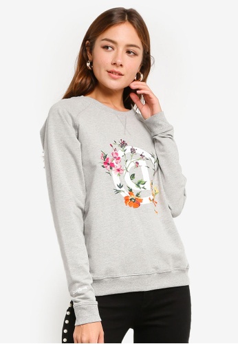 Buy Desigual Crew Neck Logo Sweatshirt Online On Zalora Singapore
