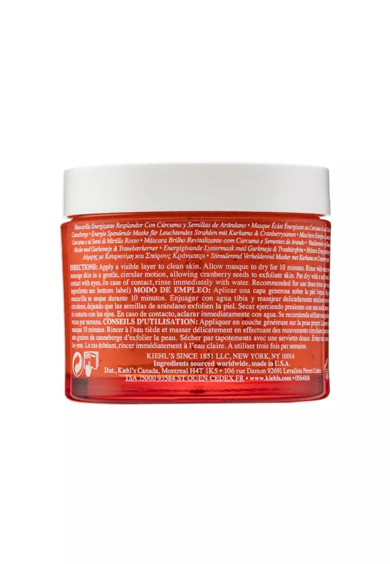 Kiehl's Turmeric and Cranberry Seed Energizing Radiance Masque (100ml)