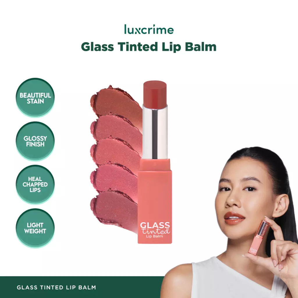 Luxcrime Glass Tinted Lip Balm - Peach Soda