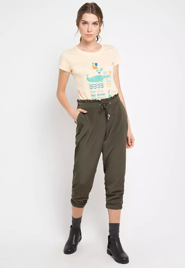 Print Be So Happy That short sleeve Tshirt