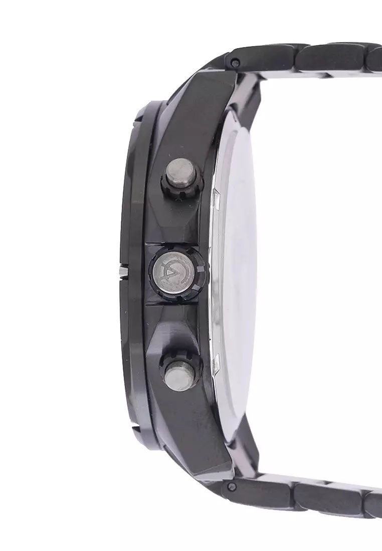 Alexandre Christie Jam Tangan Pria - Black - Stainless Steel - 6620 MCBIPBA
