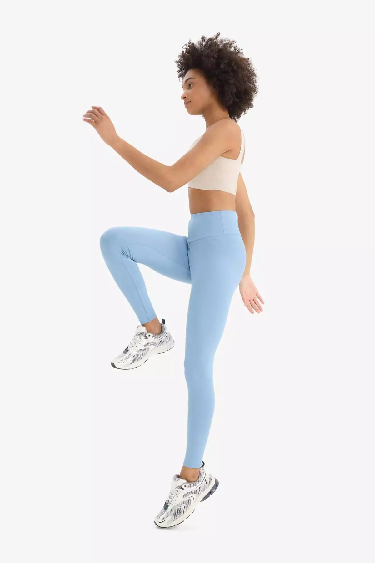 High Waist Hugging Basic Sport Cuve B4147Ax25Sp