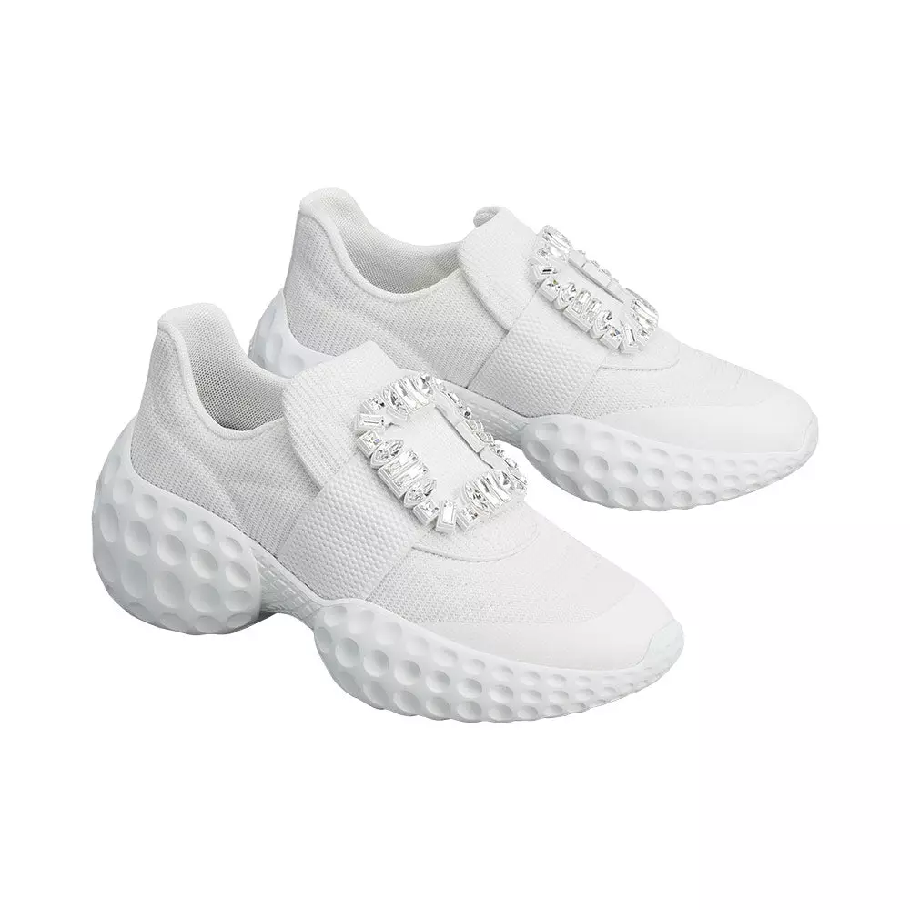 Jual Roger Vivier Viv' Run Light Strass Buckle Sneakers