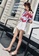 Halo red (4pcs) Floral Print Bikini Set With Shorts 96B81US14CD57FGS_5