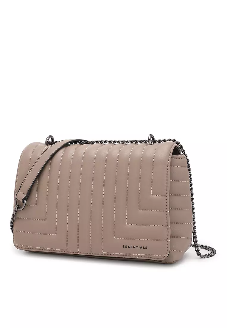 Women's Shoulder Sling Bag / Crossbody Bag - Brown