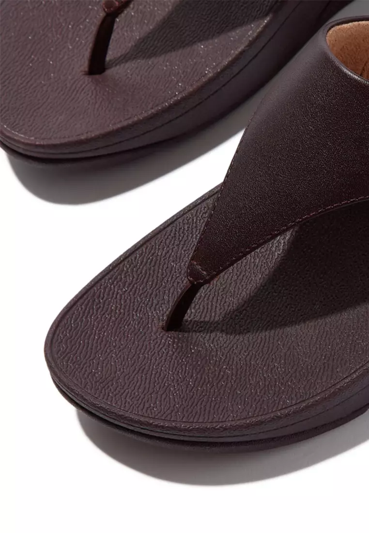 Lulu Leather Toe-post Sandals