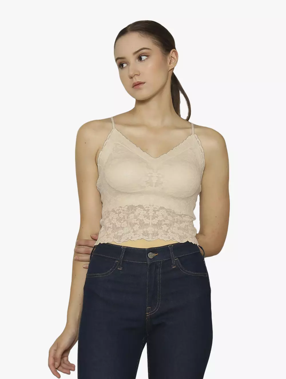 CYNTHIA CHARMY 3 PER 4 CUP CAMISOLE - Brown