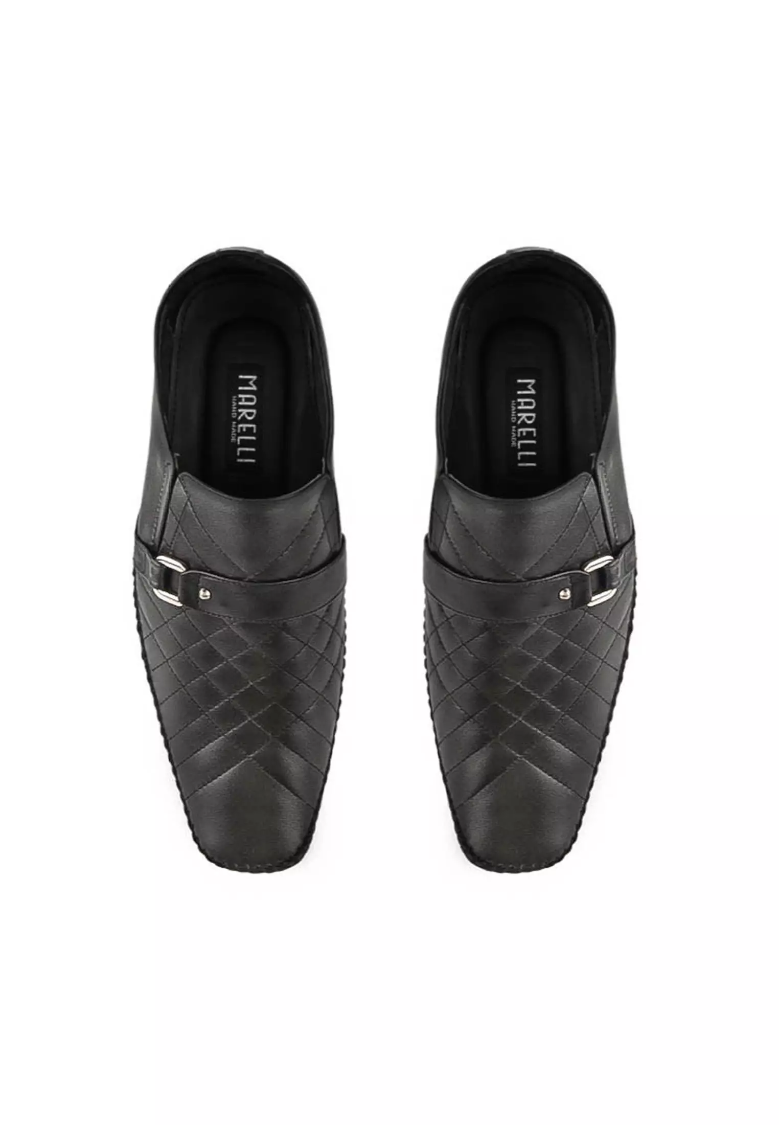 Ivan Sepatu Semi Formal Pantofel Pria Kulit Asli