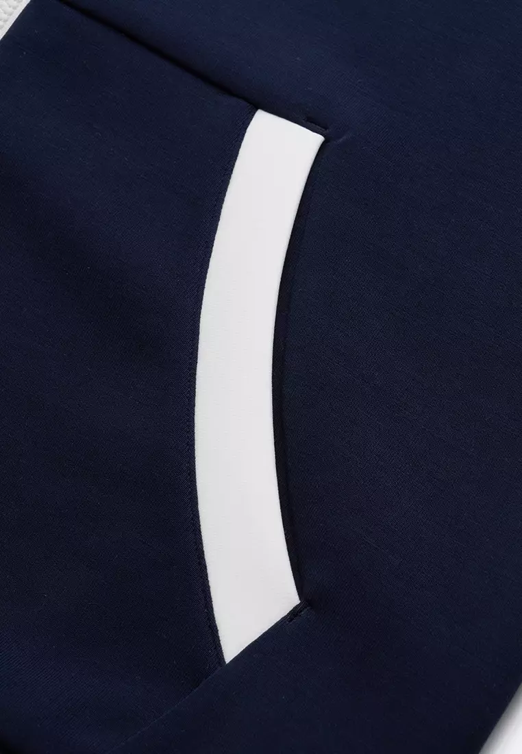 WOMEN'S K-SWISS LOGO COLOR BLOCK KNITTED JACKET