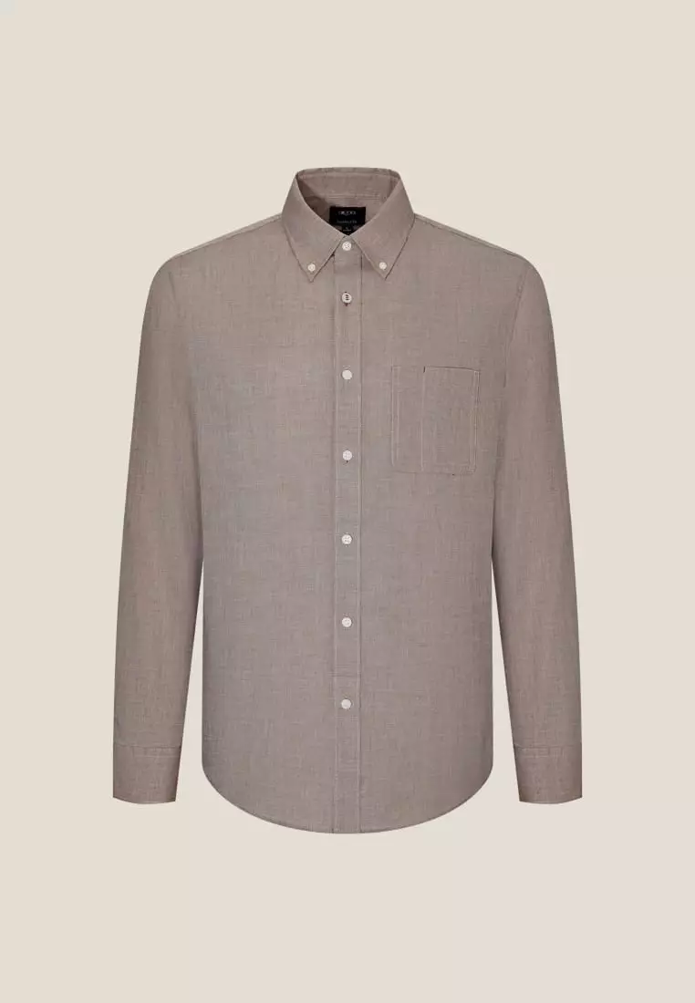 G2000 Wrinkle-Free Comfort Fit Oxford Casual Shirt