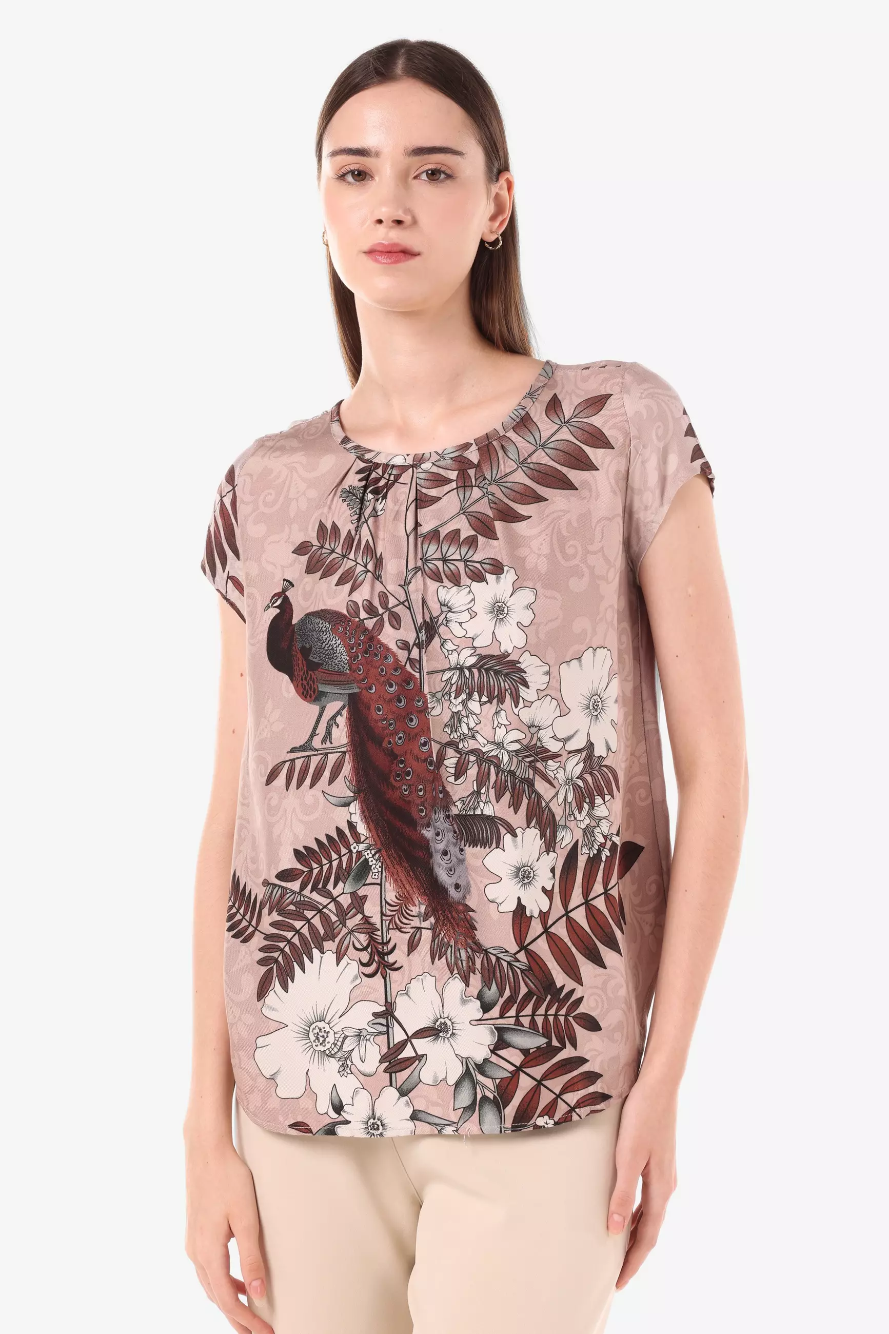 Minimal Efronza Blouse Love Berry