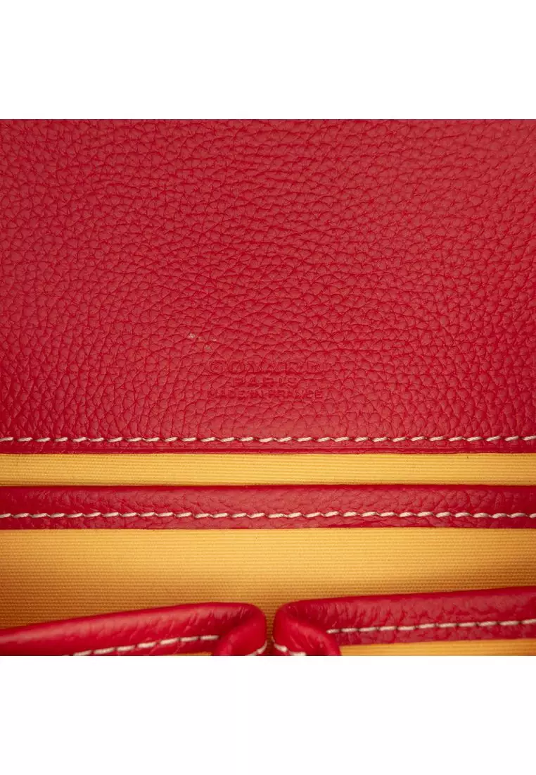 Pre-Loved Goyard Goyardine Coeur Goyard Belvedere Ii Pm