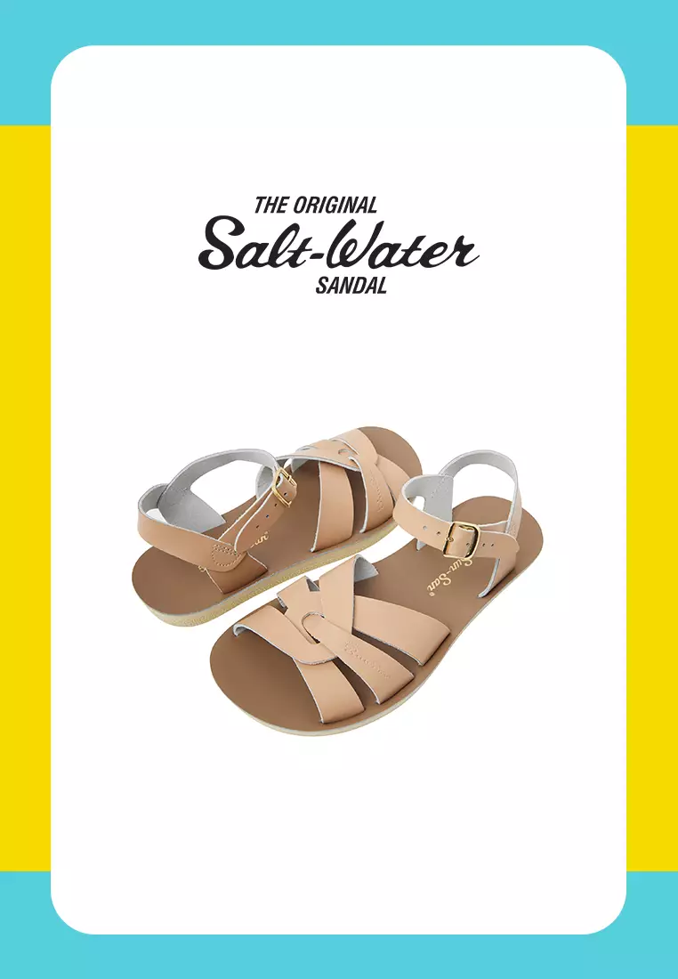 Discount on Salt-Water  shoes - SKU: Salt-Water Kids Swimmer Latte 231