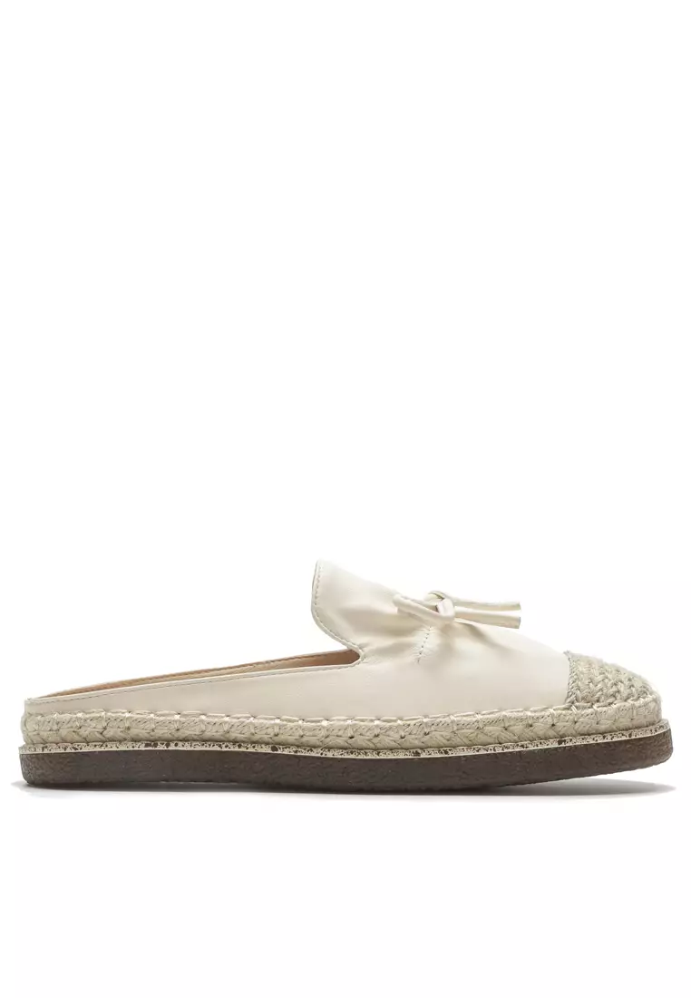 Discount on Twenty Eight Shoes  shoes - SKU: Bow Synthetic Leather Espadrilles Ps613-1