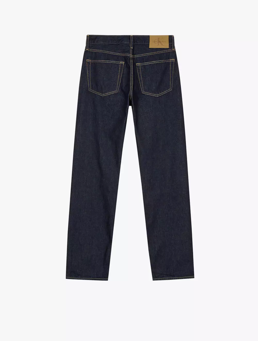 Calvin Klein Jeans - Standard Straight Fit Rinse Blue Denim - Blue - blue