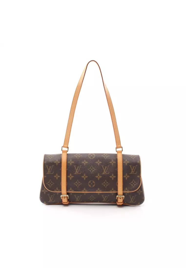 Louis Vuitton 70s Vintage Monogram Brown Swiss Made Zip 