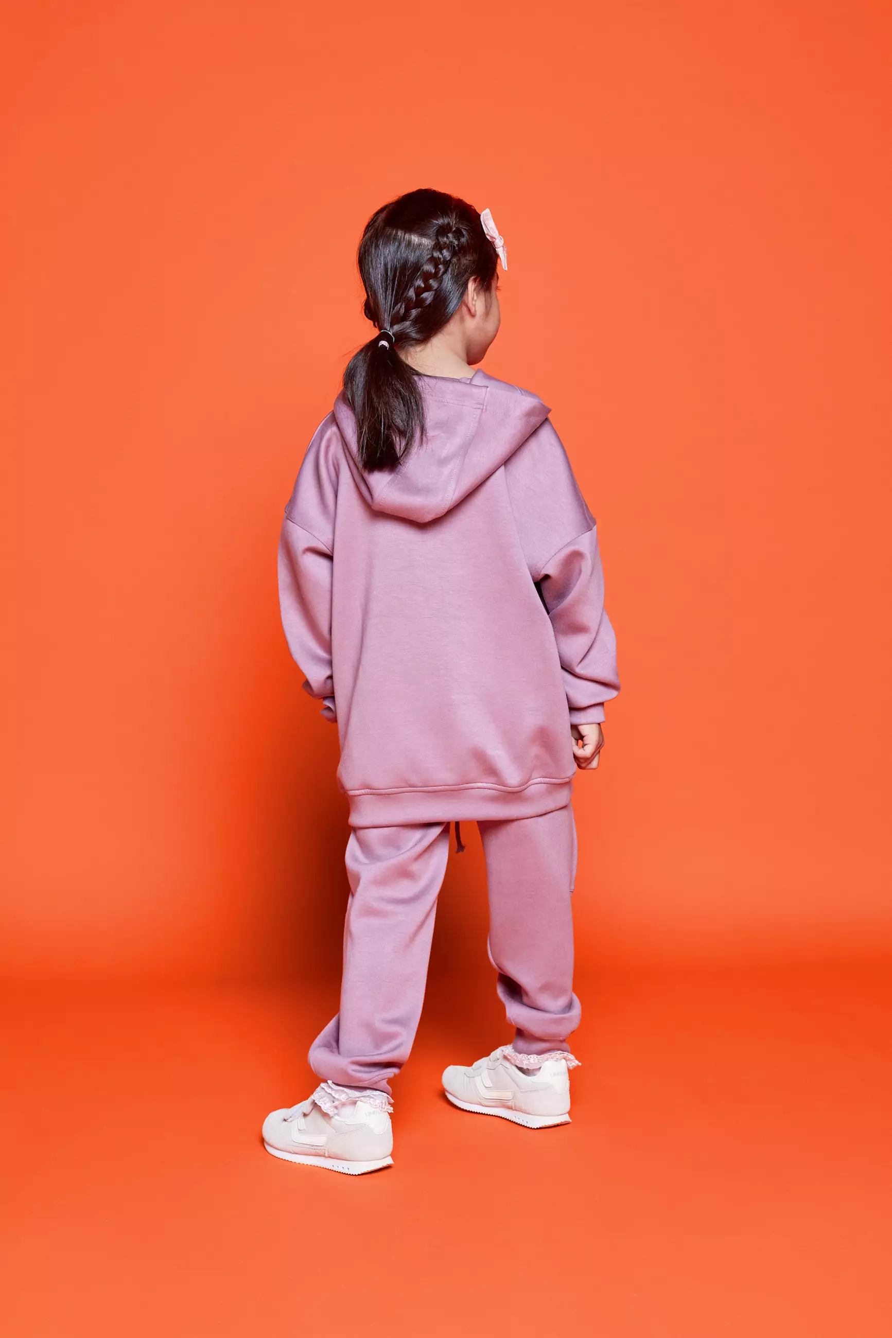 BOLD&KO BK Limitless Loose Fit Hoodie Lilac / Jaket Anak Laki-Laki / Jaket Anak Perempuan