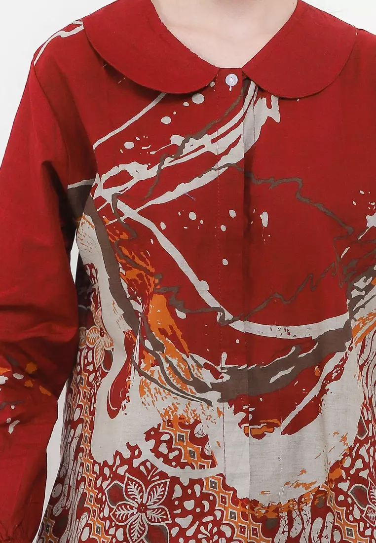 Tyaga Blouse Batik Premium Wanita Casual Modern