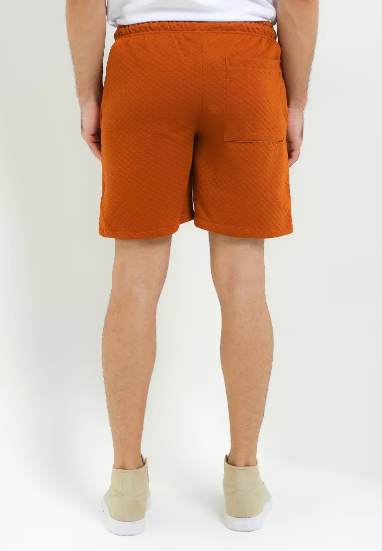 SYZLO Setelan Hoodie Comfy  Diamond Cotton Fleece Atasan Dan Bawahan Boardshort 1 Stel - Camel