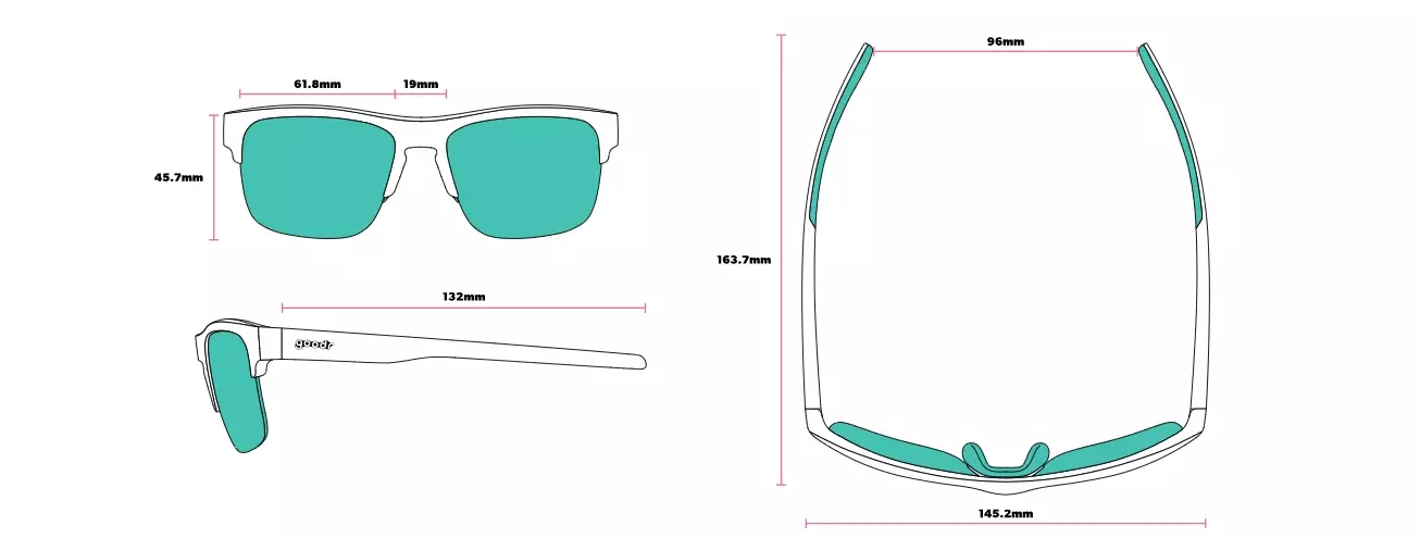 GOODR Kacamata Series FLEX G - Lawn Mower Drag Race
