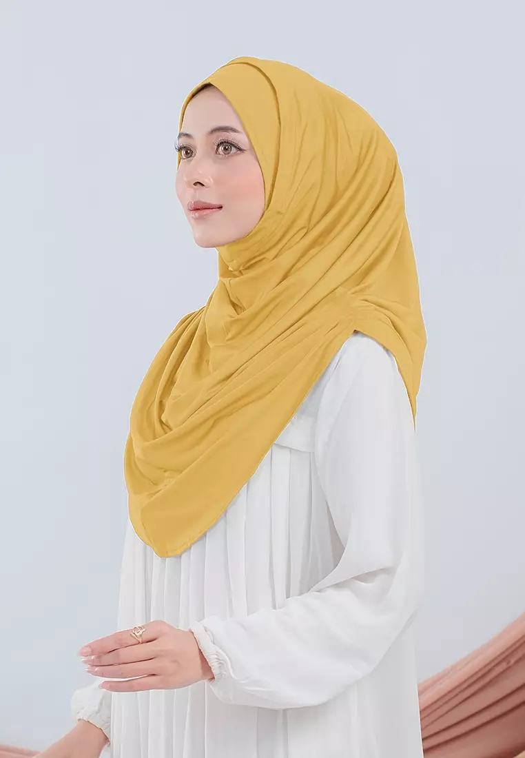 HIJAB INSTAN VALEEQA - MUSTARD