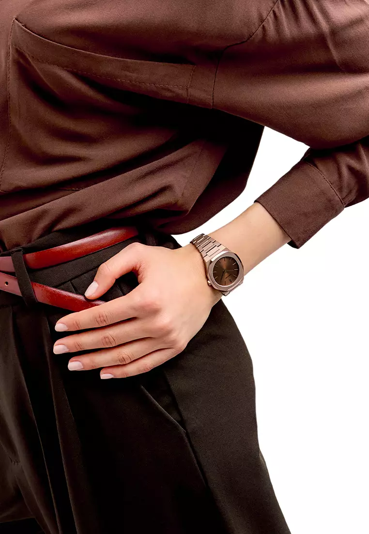 Chocolatino Ultra Thin Bracelet Watch, 34 mm