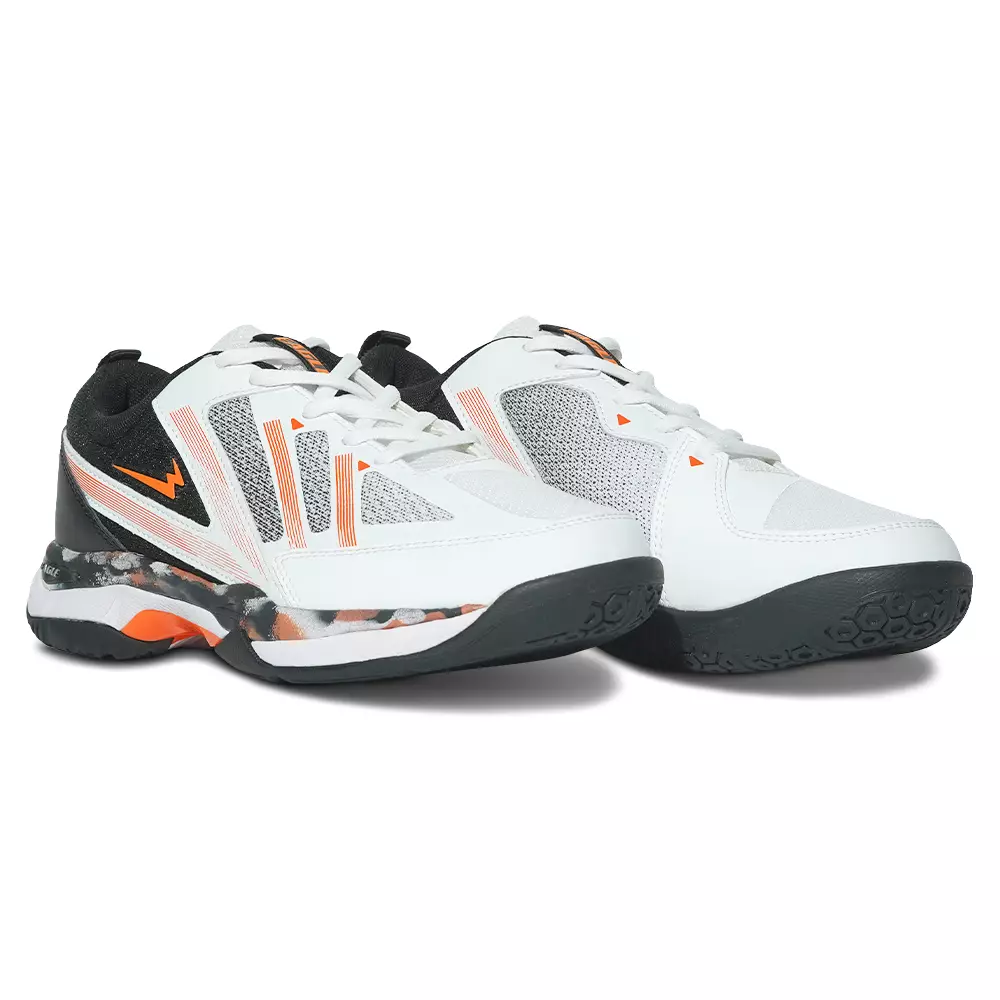 Eagle Sepatu Badminton Zephyr - PUTIH/HITAM