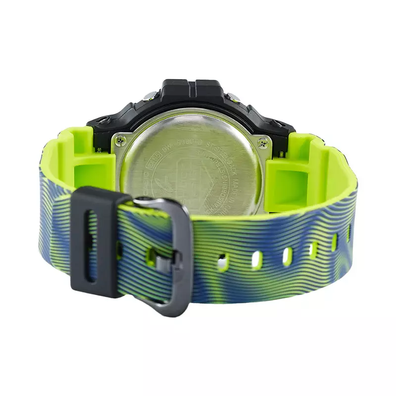 Jam Tangan Pria Casio G-Shock DW-5900TD-9DR DW5900TD DW-5900TD Time Distortion Series Digital Dial Printed Resin Band