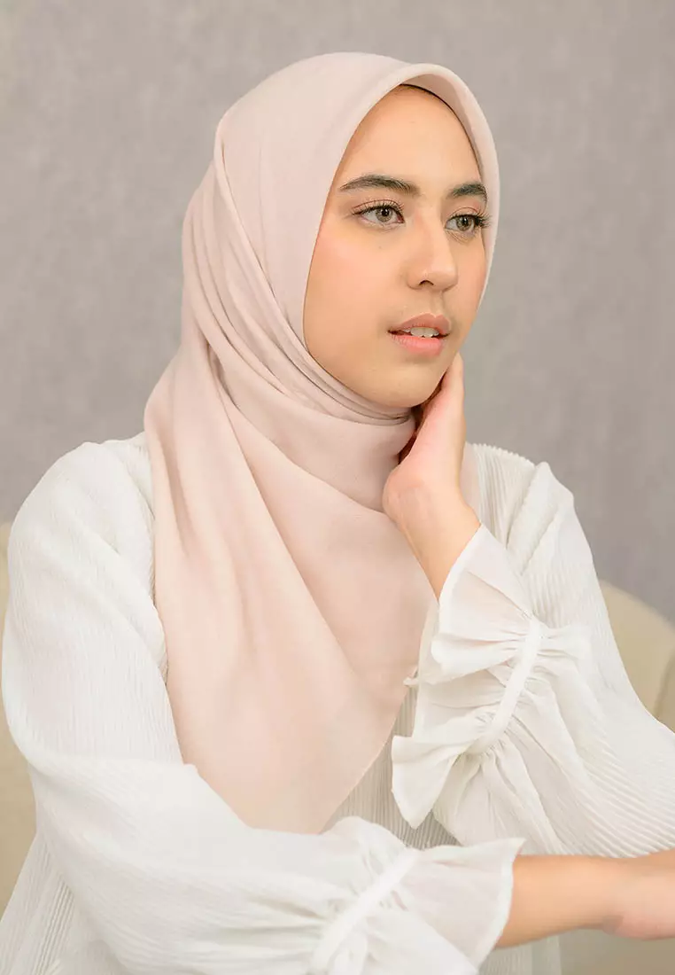 Theya Voal Square Soft Pink