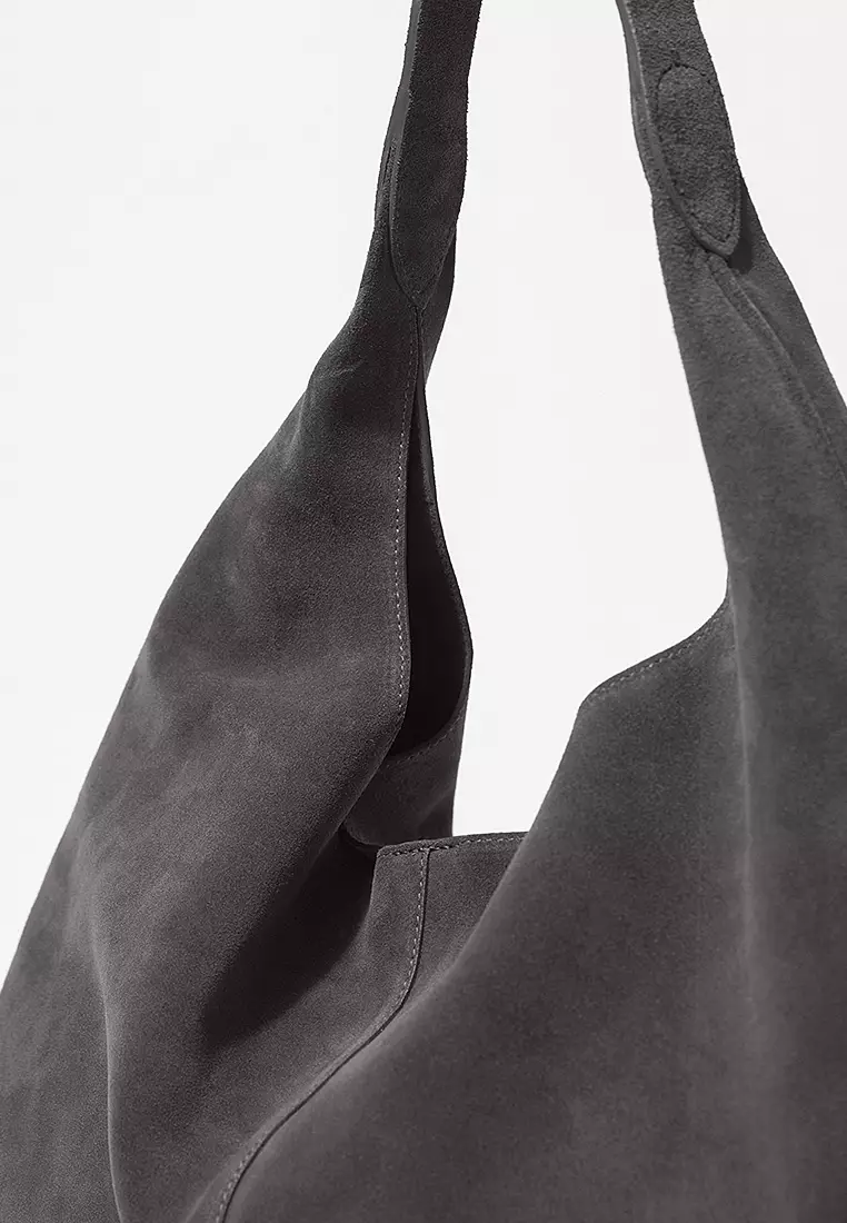 Large Suede Tote Bag