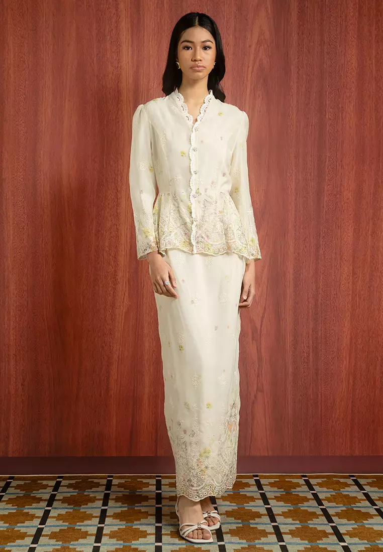 MELANI EMBROIDERY PEPLUM KEBAYA