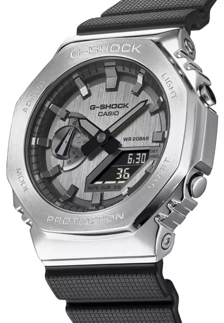 G shock ga 2100 silver