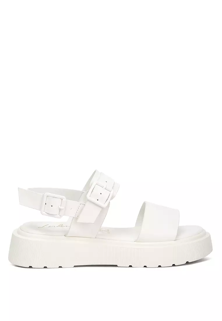 Discount on London Rag  shoes - SKU: Black Chunky Sandals