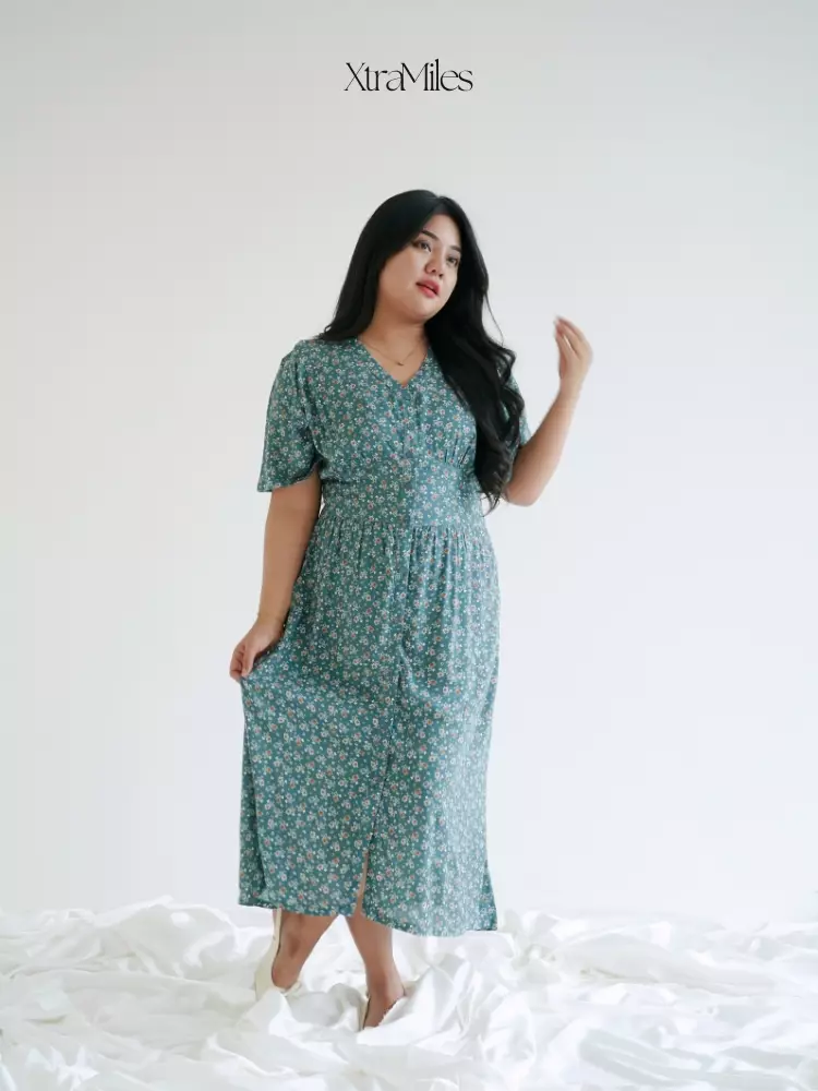 xtramiles Ladies dress dorothea dress green